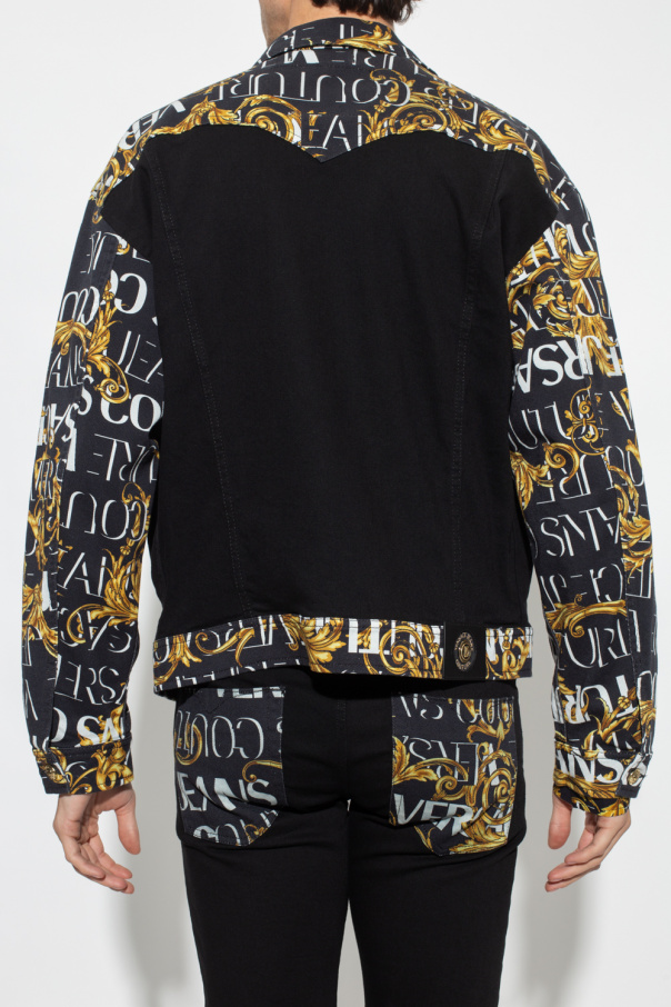 ジャケット・アウター VERSACE JEANS COUTURE Black Denim Jacket Denim Blouson Jacket | VERSACE US